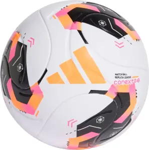 Футбольний м'яч Adidas CONEXT26 LEAGUE біло-жовто-рожевий Розмір 5 KE5865