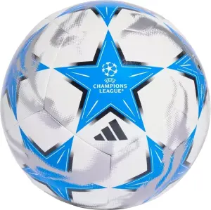 Футбольний м'яч Adidas UCL TRAINING біло-сіро-синій Розмір 5 KE9759