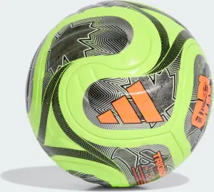Футбольний м'яч Adidas FIFA WORLD CUP 26 TRIONDA COMPETITION WINTER лаймово-оранжево-срібний Розмір 4 JV6223