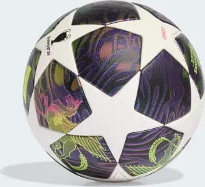 Футбольний м'яч Adidas UEFA CHAMPIONS LEAGUE FINAL COMPETITION біло-фіолетово-лаймовий Розмір 4 JX9096