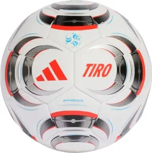 Футбольний м'яч Adidas TIRO PRO біло-червоний Розмір 5 JW1533