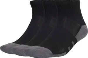 Шкарпетки Adidas ESSENTIALS CLIMACOOL QUARTER SOCKS 3P чорно-сірі (3 пари) JC6453
