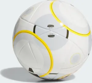Сувенірний футбольний м'яч Adidas REAL MADRID HOME MINI біло-сіро-жовтий Розмір 1 JN7358