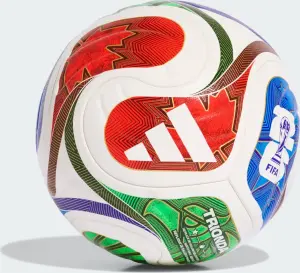 Футбольний м'яч Adidas FIFA WORLD CUP 26 TRIONDA COMPETITION біло-червоно-зелено-синій Розмір 4 JD8031