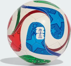Футзальний м'яч Adidas FIFA WORLD CUP 26 TRIONDA TRAINING SALA біло-червоно-зелено-синій Розмір 4 JD8048