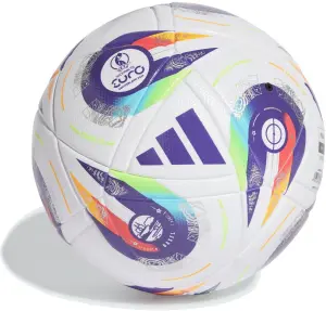 Футбольний м'яч Adidas WOMEN'S EURO25 LEAGUE біло-фіолетовий Розмір 4 JH1262