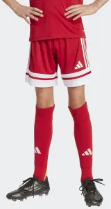 Шорти футбольні дитячі Adidas SQUADRA 25 SHORTS червоно-білі JJ2416