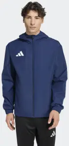 Ветровка Adidas ENTRADA 26 ALL WEATHER JACKET темно-сине-белая JZ9102