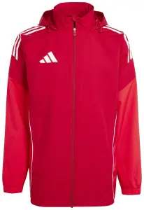 Ветровка Adidas TIRO 25 COMPETITION ALL WEATHER JACKET красно-бордовая JI6503