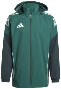 Ветровка Adidas TIRO 25 COMPETITION ALL WEATHER JACKET темно-зелено-зеленая JI8936