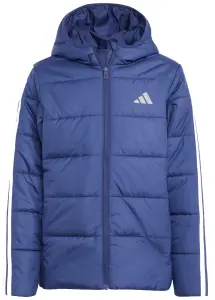 Куртка утеплена дитяча Adidas ESSENTIALS 3-STRIPES PADDED KIDS темно-синьо-біла JL7403