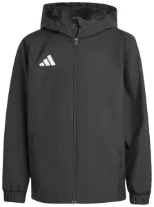 Ветровка детская Adidas ENTRADA 26 ALL WEATHER JACKET черно-белая JZ9104