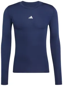 Компрессионная футболка с длинным рукавом Adidas TECHFIT LONG SLEEVE TEE темно-синая KB0334