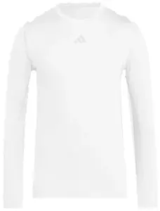 Компресійна футболка з довгим рукавом Adidas TECHFIT LONG SLEEVE TEE біла JP2920