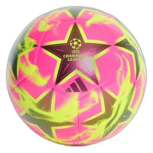 Мяч футбольный Adidas UEFA CHAMPIONS LEAGUE 26/27 CLUB розово-желтый Размер 5 KE9760
