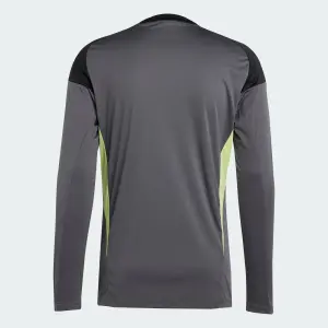 Футболка воротарська з довгим рукавом Adidas TIRO 25 COMPETITION GOALKEEPER сіро-лаймова JN2017