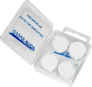 Беруші Aqua Speed SILICONE EAR'S PLUG прозоро-білі 131