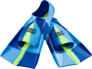 Ласти Aqua Speed TRAINING FINS блакитно-темно-синьо-лаймові 137-82