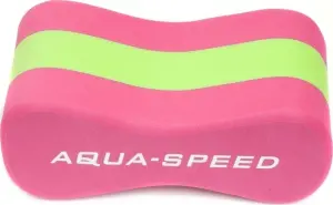 Колобашка для плавання дитяча Aqua Speed JUNIOR 3 LAYERS PULLBUOY рожево-салатова 149-03