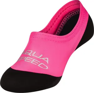 Шкарпетки для басейну Aqua Speed NEO SOCKS рожево-чорні 177-03