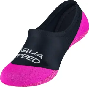 Шкарпетки для басейну Aqua Speed NEO SOCKS чорно-рожеві 177-19
