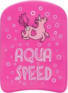 Дошка для плавання дитяча Aqua Speed KIDDIE KICKBOARD рожева 186-unicorn