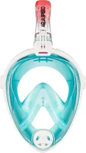 Маска для плавання повнолицьова Aqua Speed SPECTRA 2.0 бірюзово-біла 247-02