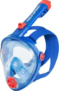 Маска для плавання повнолицьова дитяча Aqua Speed SPECTRA 2.0 KID синьо-помаранчева 248-01