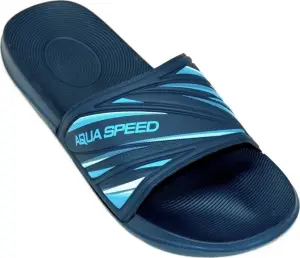 Шльопанці Aqua Speed IDAHO темно-синьо-блакитні 514-10
