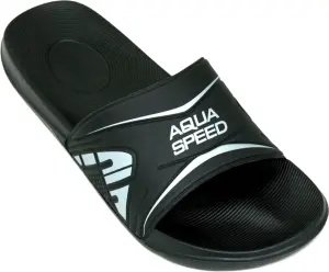 Шльопанці Aqua Speed DAKOTA чорно-сріблясті 516-07