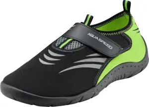 Аквашузи Aqua Speed AQUA SHOE 27 чорно-салатові 642-27A