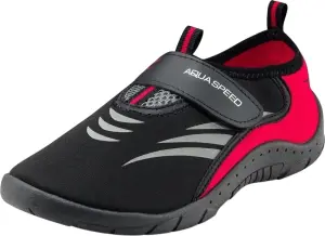 Аквашузи Aqua Speed AQUA SHOE 27 чорно-червоні 642-27D