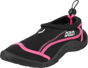 Аквашузи Aqua Speed AQUA SHOE 28 чорно-рожеві 704-19