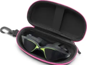 Чохол для окулярів для плавання Aqua Speed GOGGLE CASE чорно-рожевий 737-03