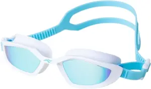 Окуляри для плавання Aqua Speed RAVEN MIRROR біло-бірюзові 713-29