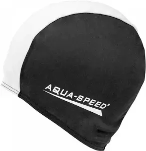 Шапочка для плавання Aqua Speed POLYESTER CAP чорно-біла 091-57