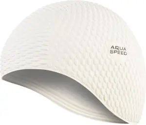 Шапочка для плавання жіноча Aqua Speed BOMBASTIC біла 104-05