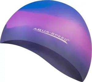 Шапочка для плавання Aqua Speed BUNT фіолетово-бузково-синя 113-71