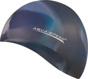 Шапочка для плавання Aqua Speed BUNT темно-синьо-блакитно-чорна 113-84