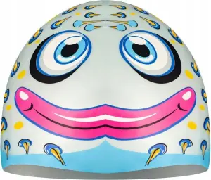 Шапочка для плавання дитяча Aqua Speed ZOO FISH сіро-блакитно-рожево-жовта 115-02-fish