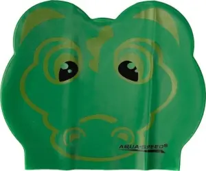 Шапочка для плавання дитяча Aqua Speed ZOO CROCODILE LATEX зелена 116-crocodile