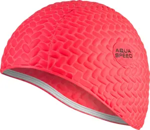 Шапочка для плавання жіноча Aqua Speed BOMBASTIC TIC-TAC червона 117-31