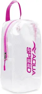 Косметичка Aqua Speed DRY POUCH M 7L прозоро-біло-рожева 757-03