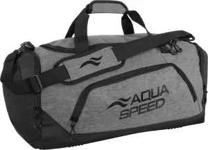 Сумка спортивная Aqua Speed DUFFEL BAG L 43L серо-черная 141-37
