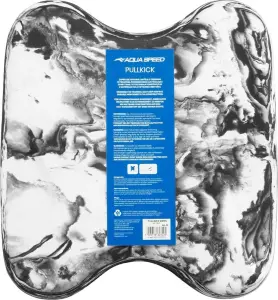 Дошка для плавання Aqua Speed ​​PULLKICK SWIRL біло-чорна 182-05