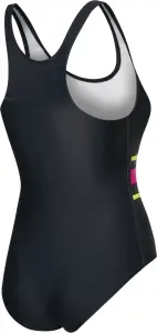 Купальник злитий жіночий Aqua Speed ​​STELLA антрацитово-рожево-лаймовий 352-331