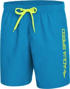 Шорти пляжні Aqua Speed ​​OWEN блакитно-лимонні 297-02