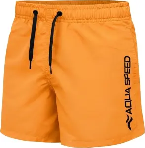 Шорти пляжні дитячі Aqua Speed ​​OWEN JUNIOR оранжево-чорні 750-75