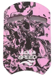 Дошка для плавання Aqua Speed UNI SWIRL KICKBOARD рожево-чорна 162-03