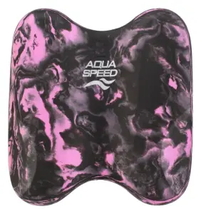 Дошка для плавання Aqua Speed PULLKICK SWIRL чорно-рожева 182-03